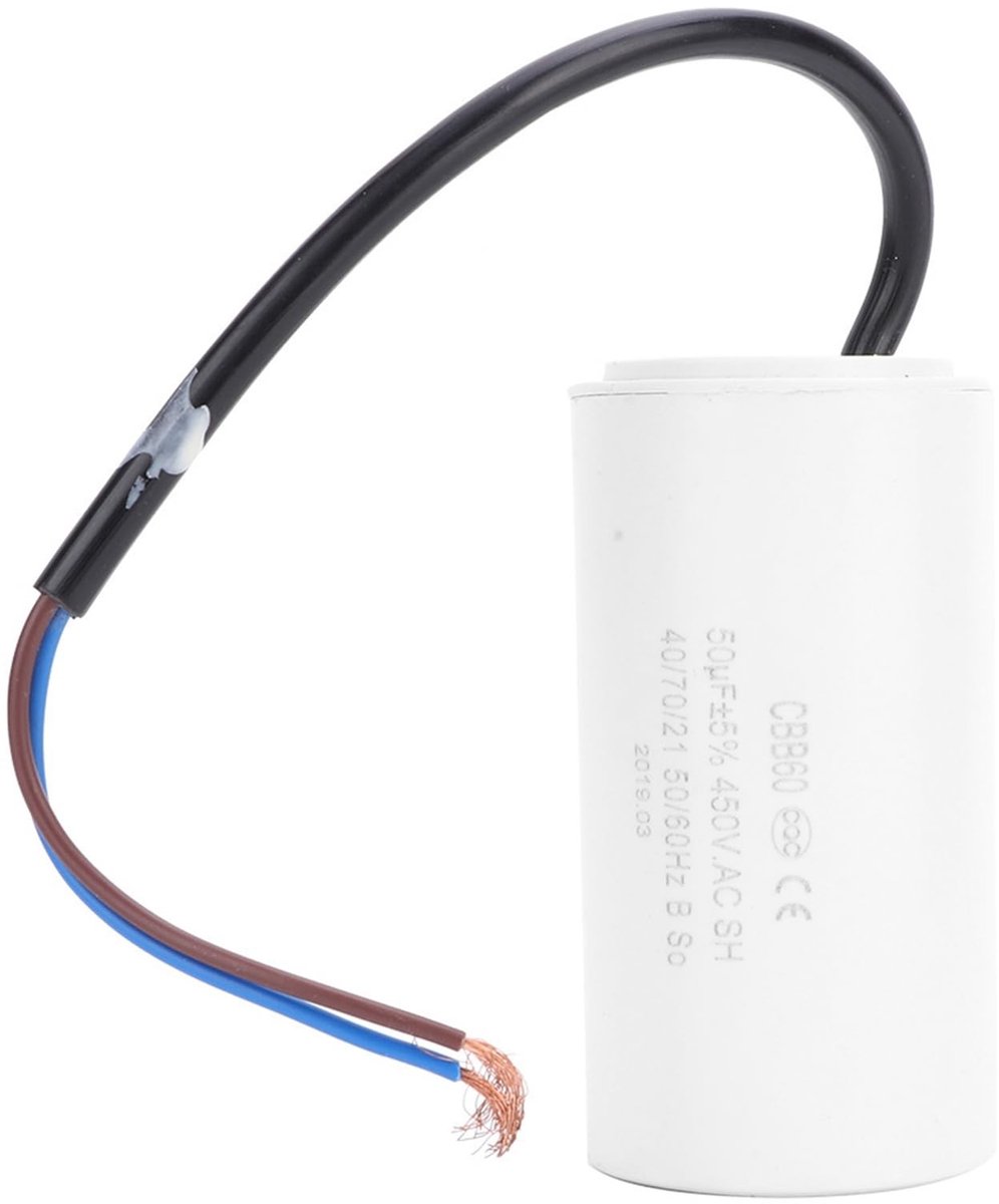 Dailygoods - CBB60 Condensator 50uF 450V voor Motoren met Zelfherstellend Vermogen