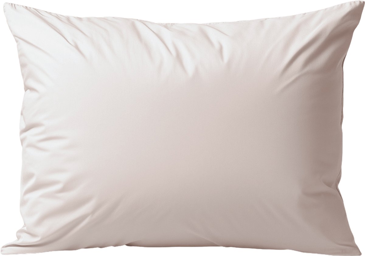 Zelesta Deluxe Uni Katoenen Kussenslopen Silk & Coconut - Kussenslopen 60 x 70 Set van 2 - Kussensloop