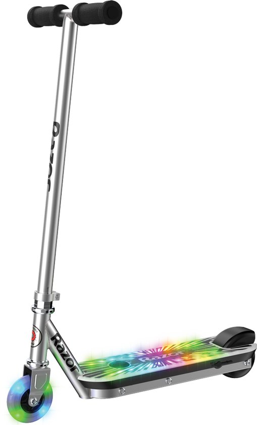 Razor Color Rave Blast - Elektrische Step - Grijs - Lithium Accu - LED Verlichting - Opvouwbaar - Tot 100 kg - Vanaf 8 jaar