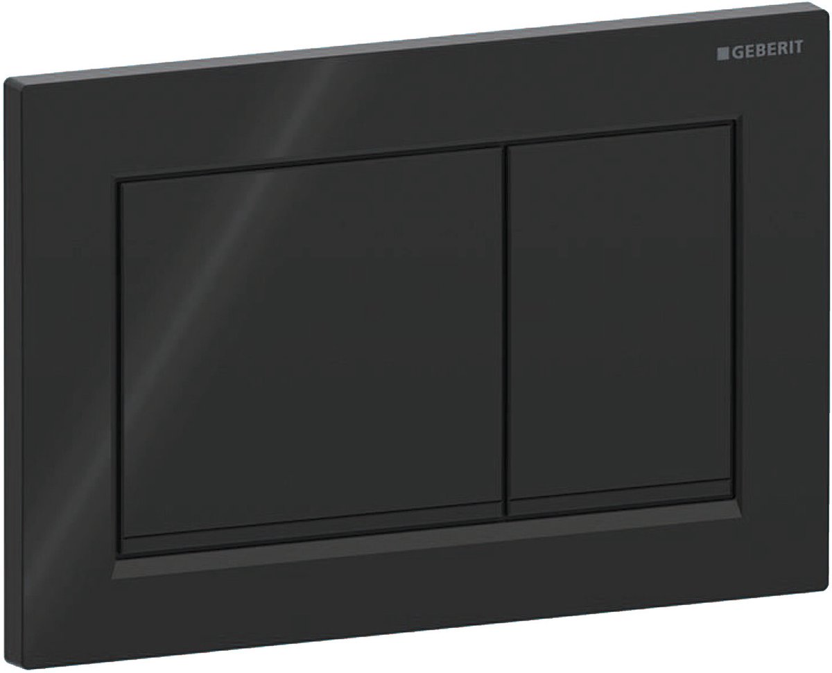 Geberit Omega30 - Bedieningsplaat, glanzend zwart 115.080.DW.1
