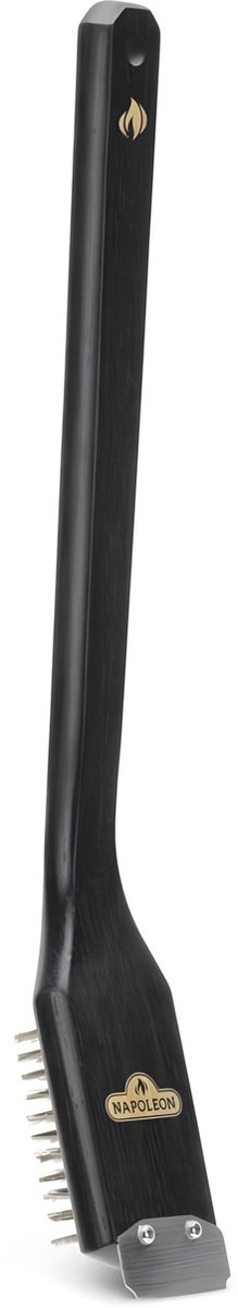 Napoleon grills - Essential RVS grillborstel met houten handvat