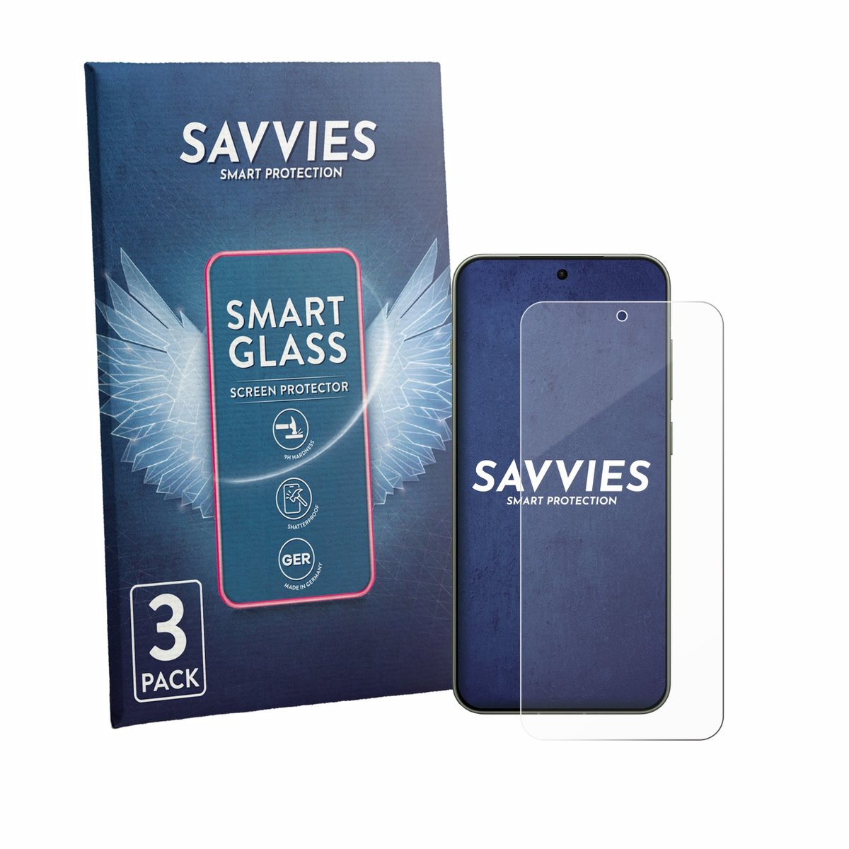 3 Stuks Savvies Screenprotector - geschikt voor OnePlus 13s - beschermfolie glas transparant