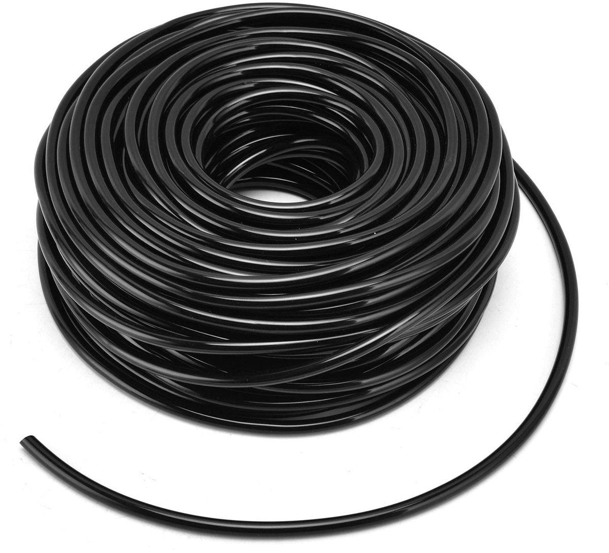 Dailygoods- Irrigatiepijp 50m - Druppelirrigatiebuis - Flexibele Slang - PVC Materiaal - Corrosiebestendig - Geschikt voor Tuin/Gazon - Druppelirrigatieslang