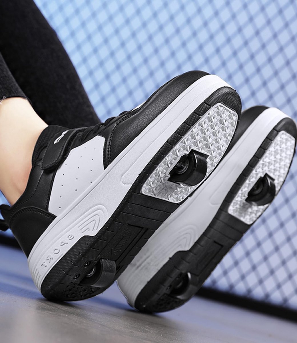 Boys en Girls Outdoor Trainers met Uittrekbare Wielen, 2-in-1 Roller Skates en Gym Schoenen voor Actieve Kinderen