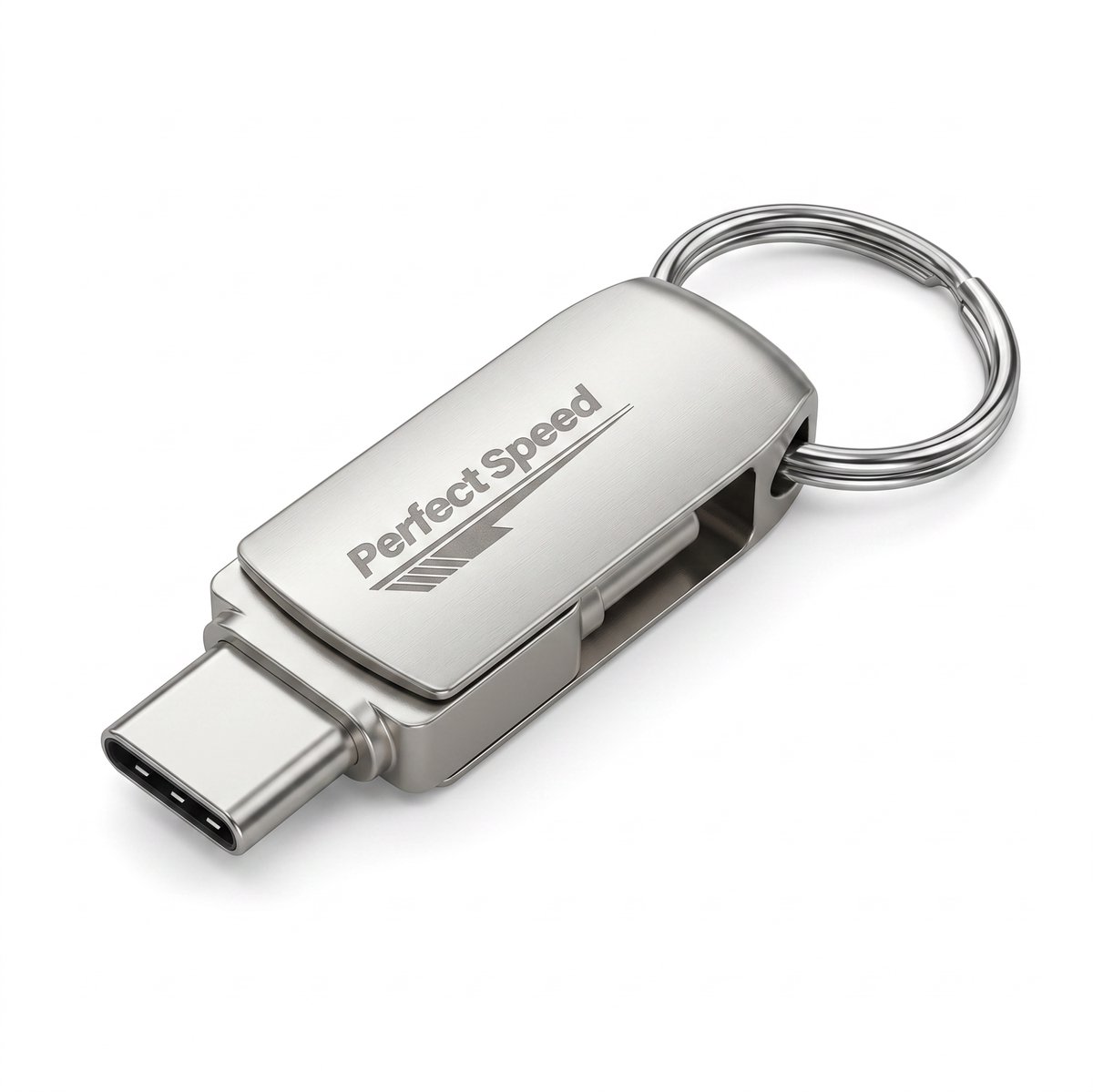 Perfect Speed Kleine USB Stick 64GB - USB Stick Smartphone USB C - OTG - Mini Formaat