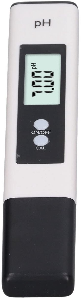 JHUBERS - Digitale pH-testerpen - Draagbare water-pH-detector - Automatische kalibratie - Compact formaat - pH-testpoeder - Geschikt voor huishoude...