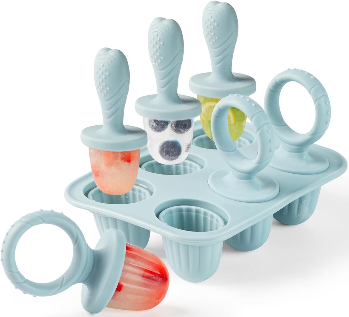 Siliconen Ijsjesvorm met Stokjes – Mini Popsicle Mold voor Zelfgemaakte Bevroren Snacks