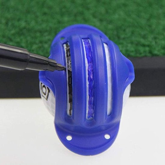 Golfbal Liner Marker Tekenhulpmiddel voor Uitlijning en Training met 3 Pennen voor Putting Oefeningen en Precisie — afbeelding 2