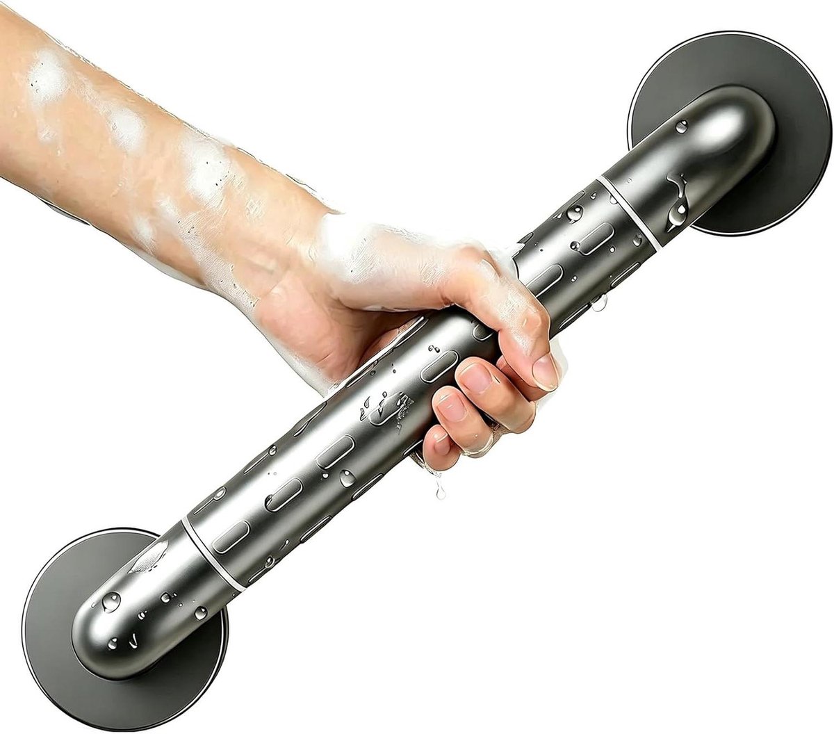 Veiligheidsbeugel - Douchegreep RVS - Veilig Douchen - Roestvrij Staal - 60 cm - Zilver