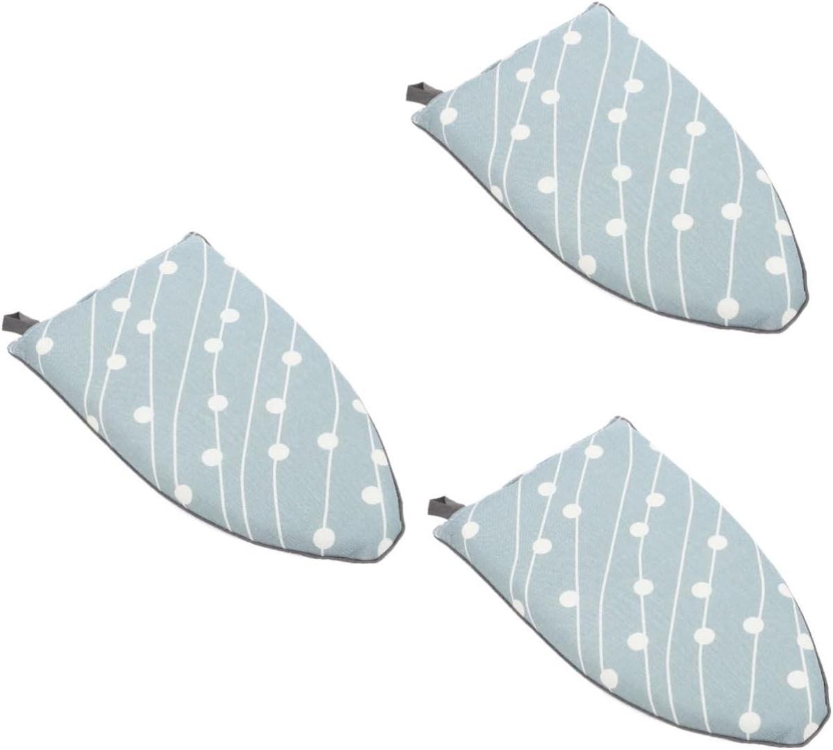 Strijkset - Stoomhandschoenen Mat - Snel Strijken - Hittebestendig Spons - 3 Stuks - Afgebeeld