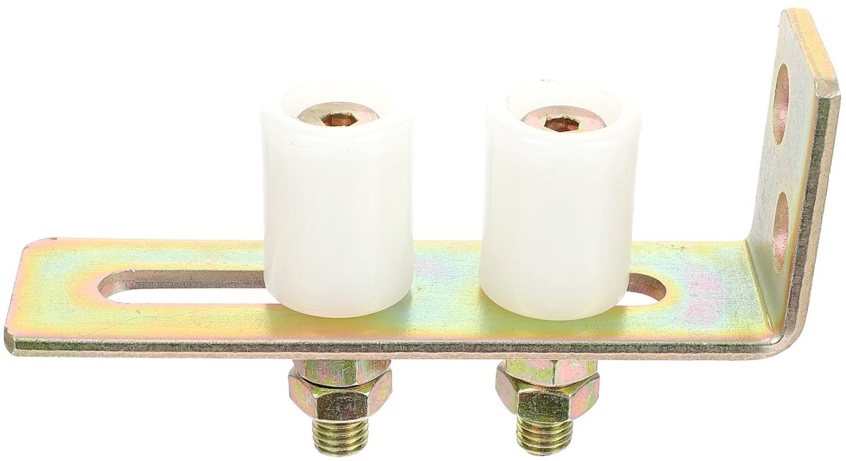 Dailygoody - Glijdende Geleiderskiezels - Schuifhouder Geleiding - Nylon Schuifpoort - Goud - Poortgeleiding - Steun voor Schuifdeuren - Geschikt voor..