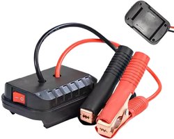 Starthulp Accu - Draagbare Adapter - Auto Starten - Robuust ABS Materiaal - 11 x 11 cm - Zwart