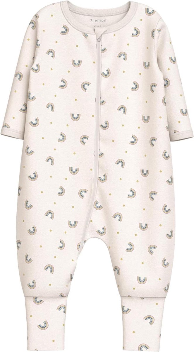 Pyjamaset Baby - Nachtkleding Meisje - Comfortabel Slapen - Handige Rits - 1 Pack - Regenboog