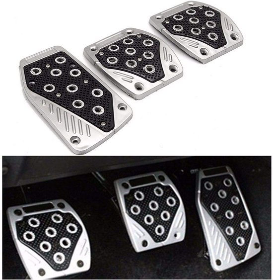 Auto Pedaal Covers - Voetpads Set - Veilig Rijden - Antislip Grip - 3 Stuks - Blauw — afbeelding 2