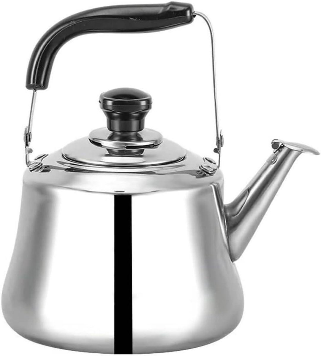 Gefluitte Waterkoker - Theepot RVS - Water Koken - Met Fluitfunctie - 1.5L - Zilver