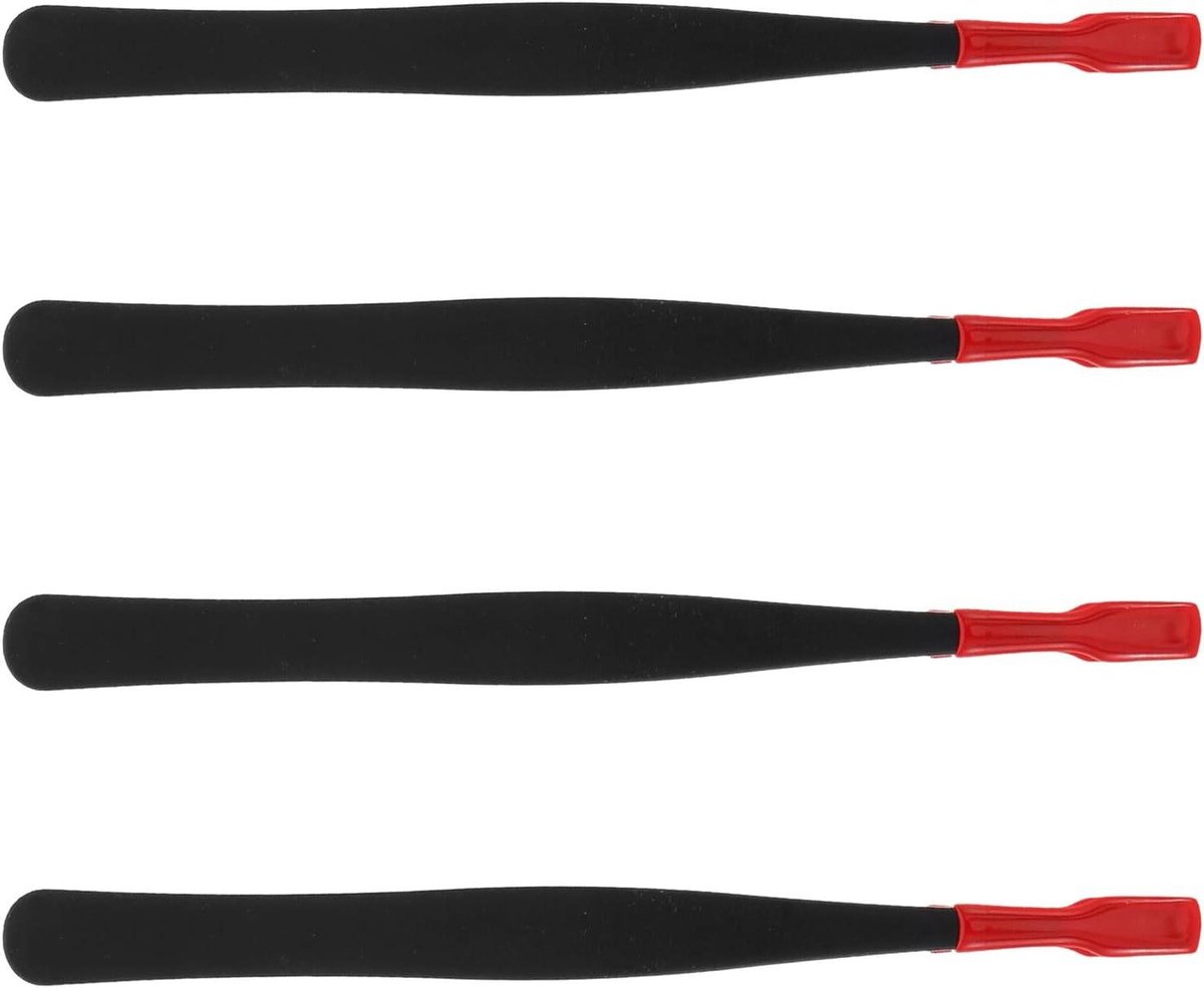 Hobby Pincetten - Verzamel Pincet - Verzamelingen Sorteren - Beschermende Rubberen Tips - 4 Stuks - Zwart