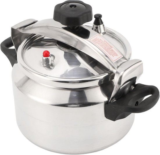 Annadue Pressure Canner 4L, Aluminiumlegering Snelkookpan, Gemakkelijk Te Openen en Te Sluiten, Explosieveilig, Compatibel met Gasfornuizen en Inductiekookplaten — afbeelding 2