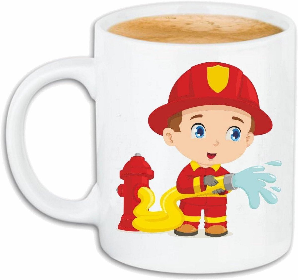 Koffie mok - Thee cup - Koffie moment - Uniek ontwerp - 330 ml - Wit
