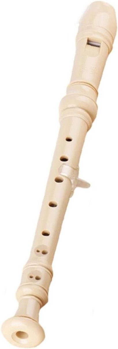 Altblokfluit - Houtblaasinstrument - Muziek Leren Spelen - Duits Vingerzetsysteem - 325 cm - Wit
