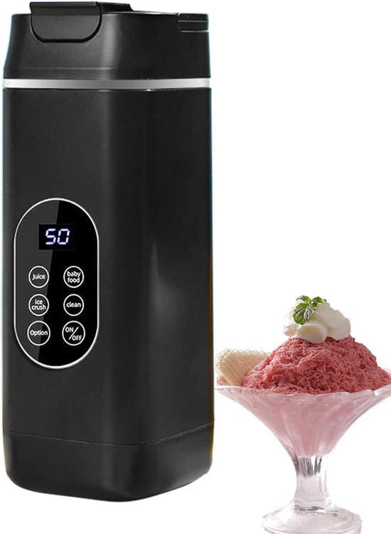 Persoonlijke Juicer - Draagbare Blender - Gezonde Drankjes Maken - Zelfreinigende Functie - 9.9 x 9.4 x 9.9 cm - Zwart — afbeelding 5