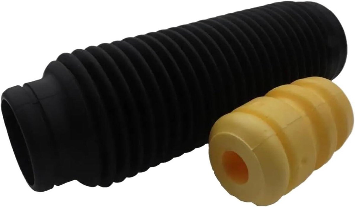 Schokdemper Stofhoes - Balg Buffer Set - Ophanging Beschermen - Duurzame Bescherming - One Size - Zwart