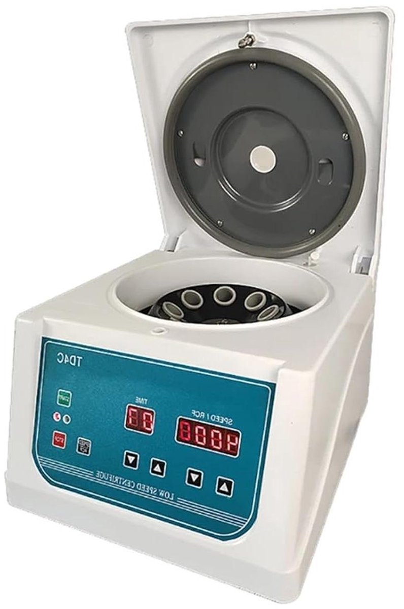 Laboratorium Centrifuge - Desktop Model - Monsters Scheiden - Digitale Display Controle - 8x20MM - Zilver