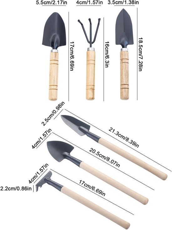 Tuin Gereedschap Set - Planten Hulpmiddelen - Tuinieren Voor Kinderen - Ergonomische Handvatten - 10 Delig - Niet Gespecificeerd — afbeelding 4