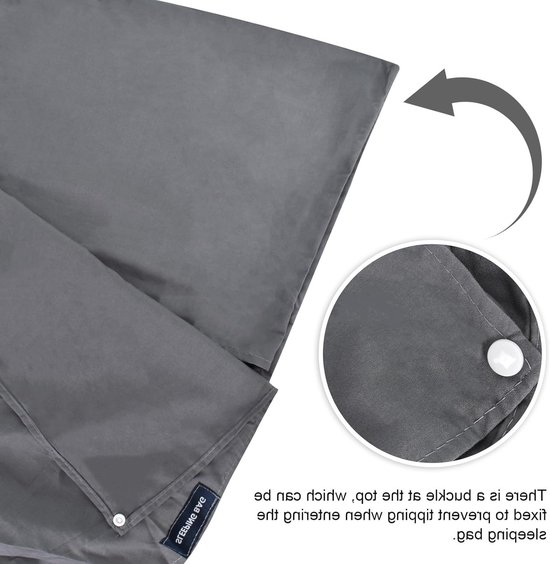 Solidchoice- Slaapzak 220 x 90 cm - Ultralichte Reisslaapzak - Compacte Slaapzak - Microvezel - Kussenvak - Opvouwbaar 26 x 21 x 1,5 cm - Reislaken van Solidchoice — afbeelding 4