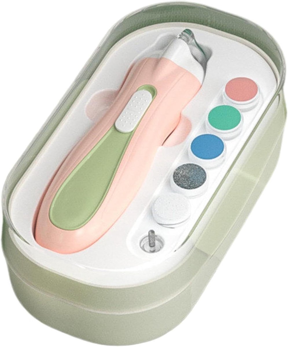 Elektrische Baby Nagelvijl - Babynagelschaartje Nagelknipper - Baby Huidverzorging - Met LED Licht - 17 x 9.5 x 6 cm