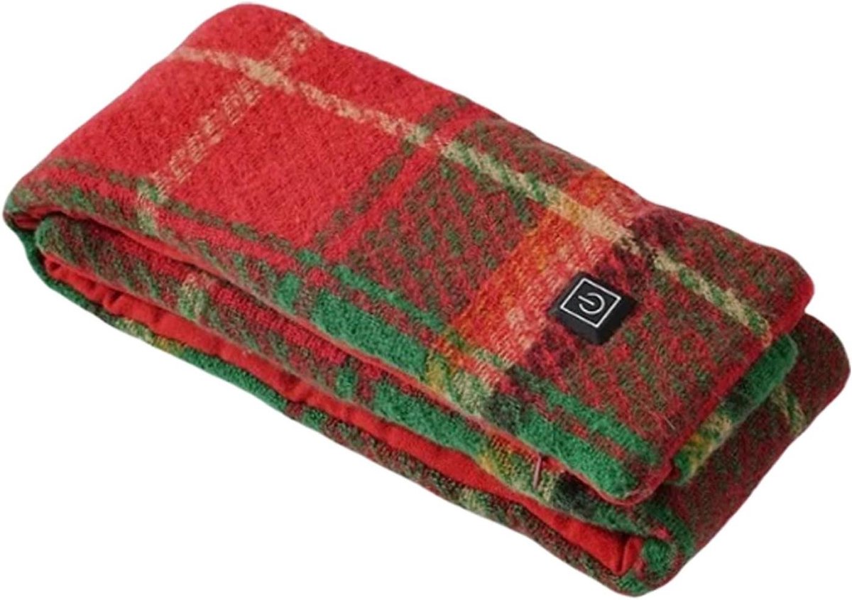 Elektrische Nekwarmer - Verwarmde Sjaal - Warm Blijven - Staploze Temperatuurregeling - ca. 80 x 11 cm - Grijs