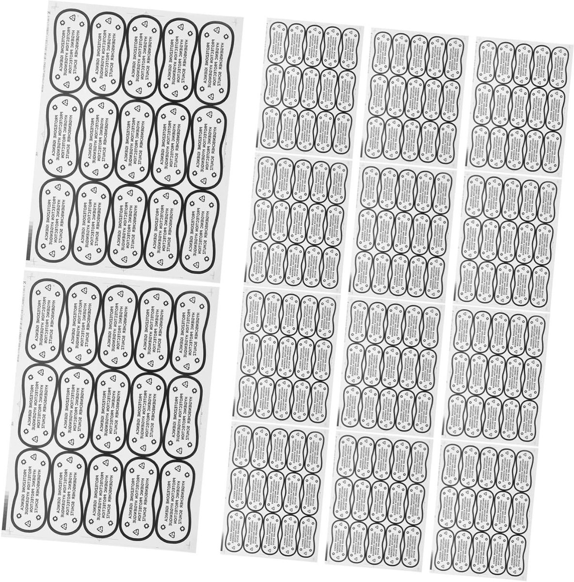 Zelfklevende Stickers - Inlegkruisjes Badpak - Badpak Voering - PVC Materiaal - 105 x 45 cm - Niet gespecificeerd