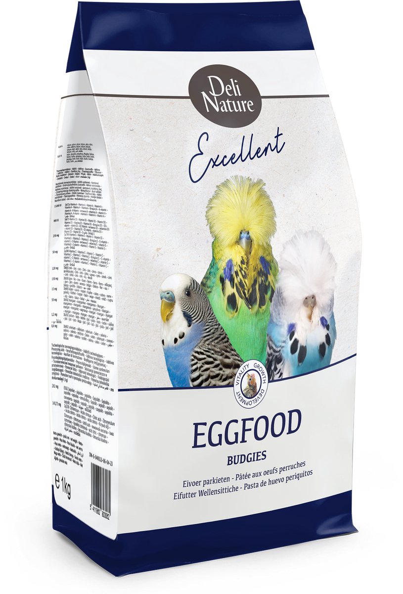Eivoer parkiet - 1 kilo - Eivoer voor vogels - Vogelvoer