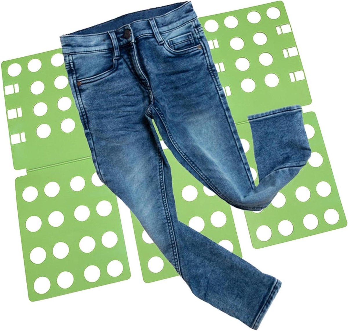 Vouwplank Kleding - Wasorganizer Shirt - Kast Ordenen - Snel en Netjes Vouwen - 56 x 68 cm - Groen