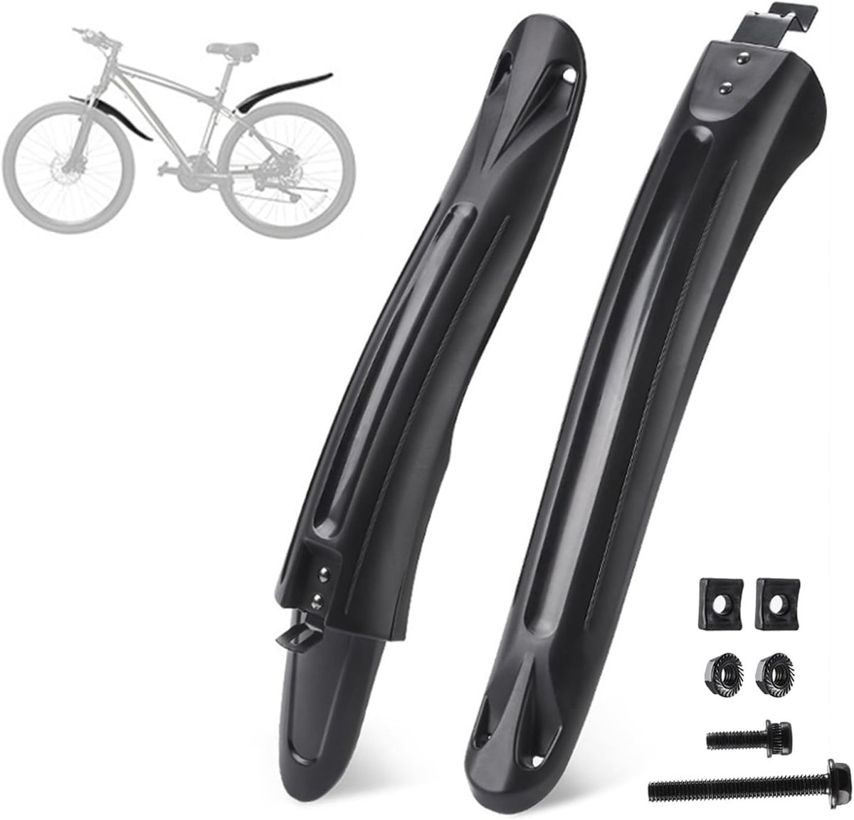 Fiets Spatbord voor Achter voor Cannondale Scalpel, Spatborden Set Universeel voor MTB en Racefiets, Fiets Accessoires Spatbescherming,A – foto 6