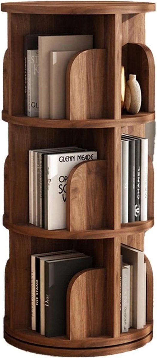 Kinderboekenrek - Draaibare Kast - Boeken Opbergen - 360 Graden Draaibaar - 39 x 99 cm - H