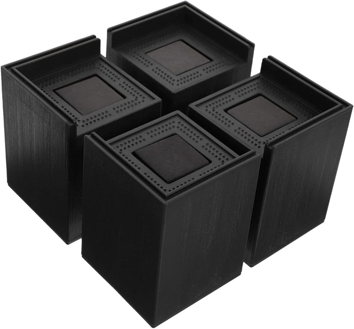 Meubelverhogers - Bed Lift - Extra Opbergruimte - Robuust Rubber - 4 Stuks - Wit