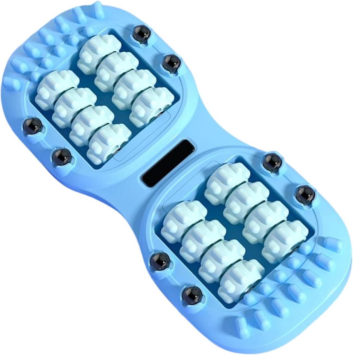 Voetmassage Roller - Triggerpoint Apparaat - Spierontspanning Thuis - Dubbele Roller - 34 x 15 cm - Zwart