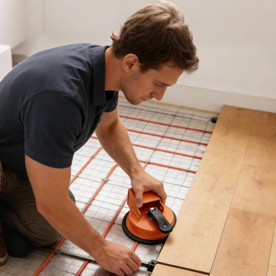 Gereedschap voor het fixeren van vloerspleten, reparatiegereedschap voor laminaatvloeren, verbeterde vacuüm-zuignap, krachtige reparatieset voor laminaat-, hout-, tegel- en vinylvloeren — afbeelding 4