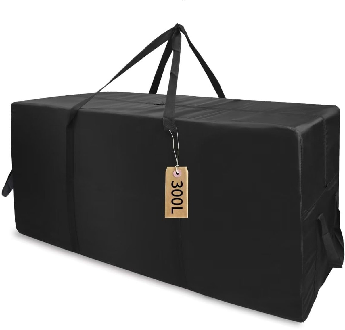 Dailygoody - OmGoods - Dailygoody - Grote Opbergtas - 300L Opslagtas - Handig voor Verhuizen - Zwart - Kledingopslag - Voor Duvets en Kleding