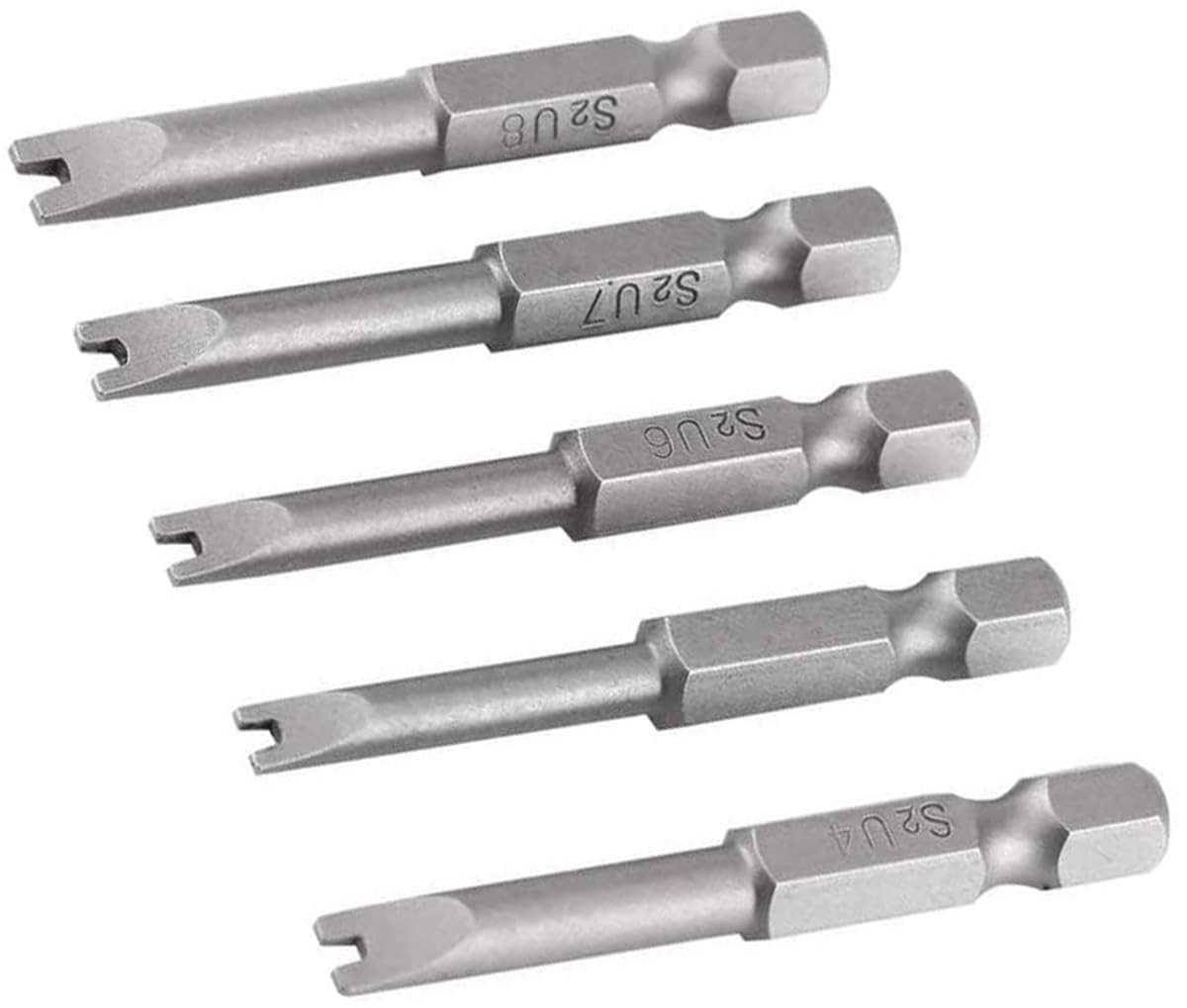 Dailygoody - U-vormige Schroevendraaier Set - 5-delige Set - Ideaal voor Precisiewerk - 50 mm Lengte - S2 Staal - Geschikt voor Klusprojecten - U