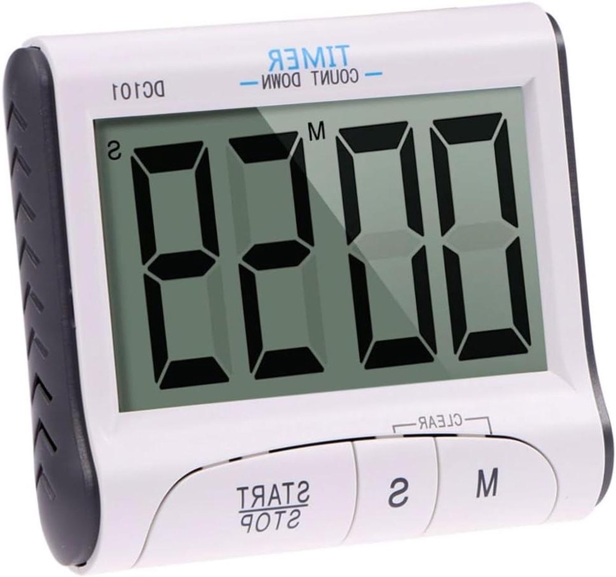 Digitale Keukentimer - Kookwekker Alarm - Koken en Bakken - Groot LCD Scherm - 99 Minuten - Wit