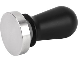 Koffie Tamper - Koffiepers Vulmachine - Koffie Bereiden - Dubbele Functie - 58 mm - Zilver