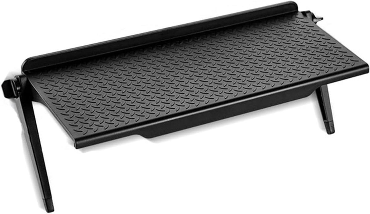 Verstelbare plank - Monitorverhoger - Ruimte creëren - Antislip oppervlak - Max 5 kg - Zwart