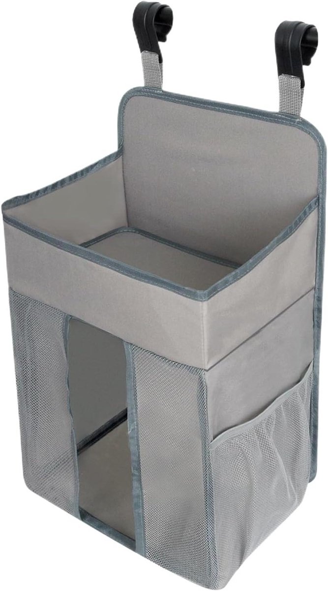 Luier Organizer - Baby Organizer Luier - Babykamer Organiseren - Veelzijdige Montage - 21 x 51 cm - Grijs