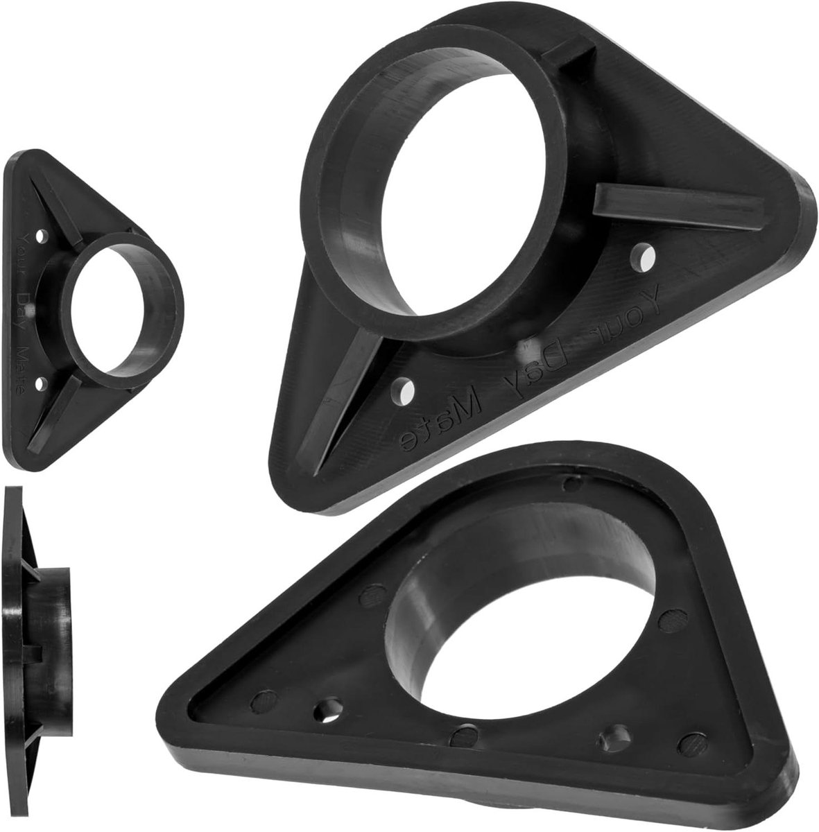 Spoelbakversteviging - Kraanstabilisator - Kraan Stabiliseren - Voor Dunwandige Spoelbakken - 2 stuks - Zwart