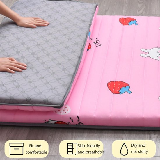 Draagbare Slaapbank - Vouwmatras Futon - Ruimtebesparend Slapen - 5 cm Dik Comfort - Niet gespecificeerd - Grijs — afbeelding 3