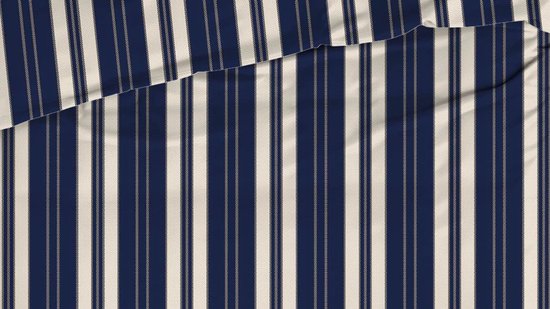 Romanette Florian Dekbedovertrek - Extra breed - 260x200/220 cm - Navy — afbeelding 3