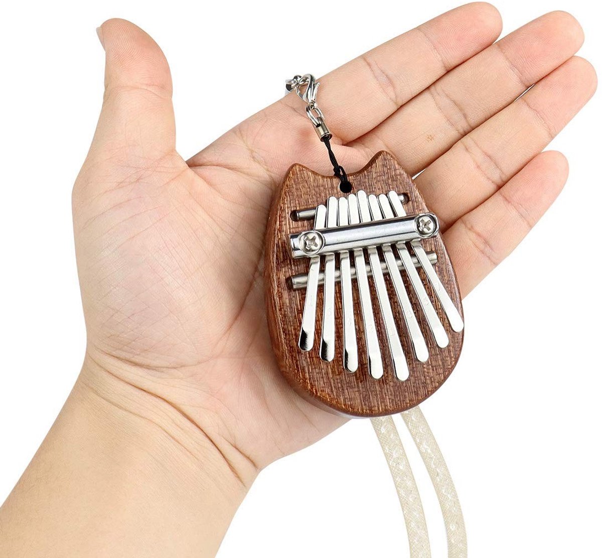 Dailygoody - Solidchoice - Dailygoody - Kalimba - Duim Piano - Prachtig geluid - Massief Houten - Beginners - Muziek maken - Geschikt voor kinderen - Kat oor vorm