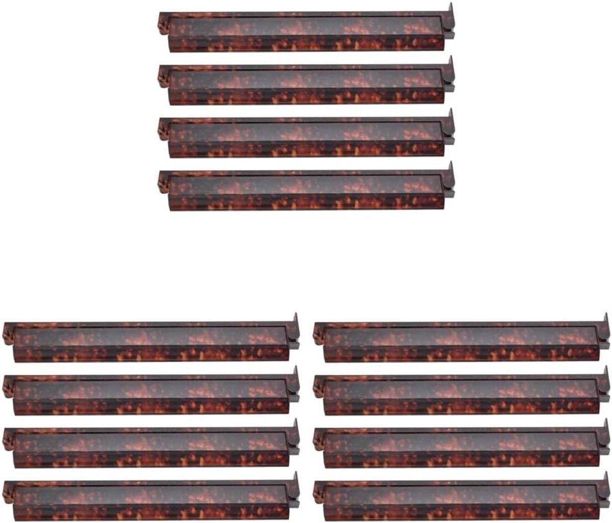 Mahjong Rekken Set - Tegelhouders met Pushers - Spelavond Organiseren - Ingebouwde Pushers - 45.5 cm Lengte - Houtkleur