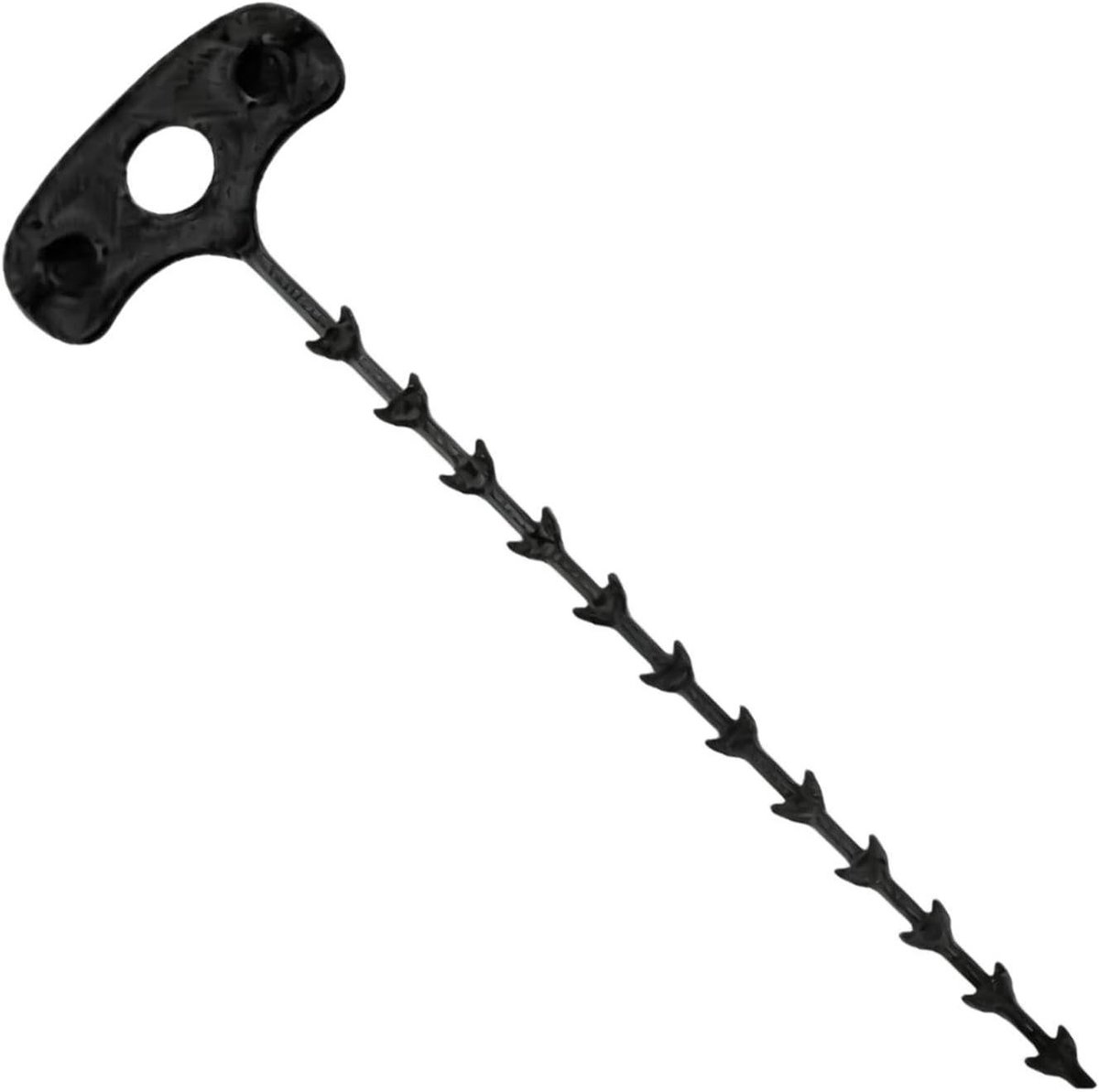 Afvoerslang Ontstopper - Haarklomp Verwijderaar - Douchegoot Schoonmaken - Gebogen Haakstructuur - 17.4 cm - Zwart